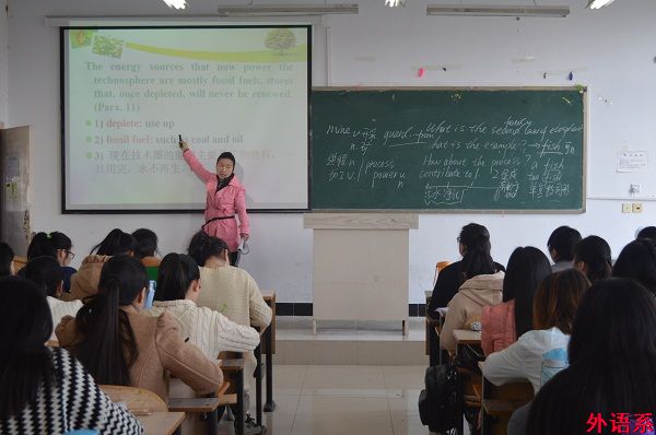 外语系举办公开课观摩活动